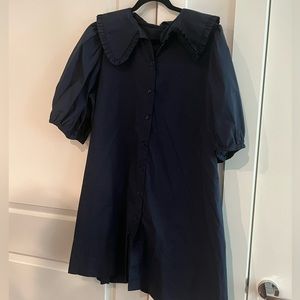 Navy blue sailor dress